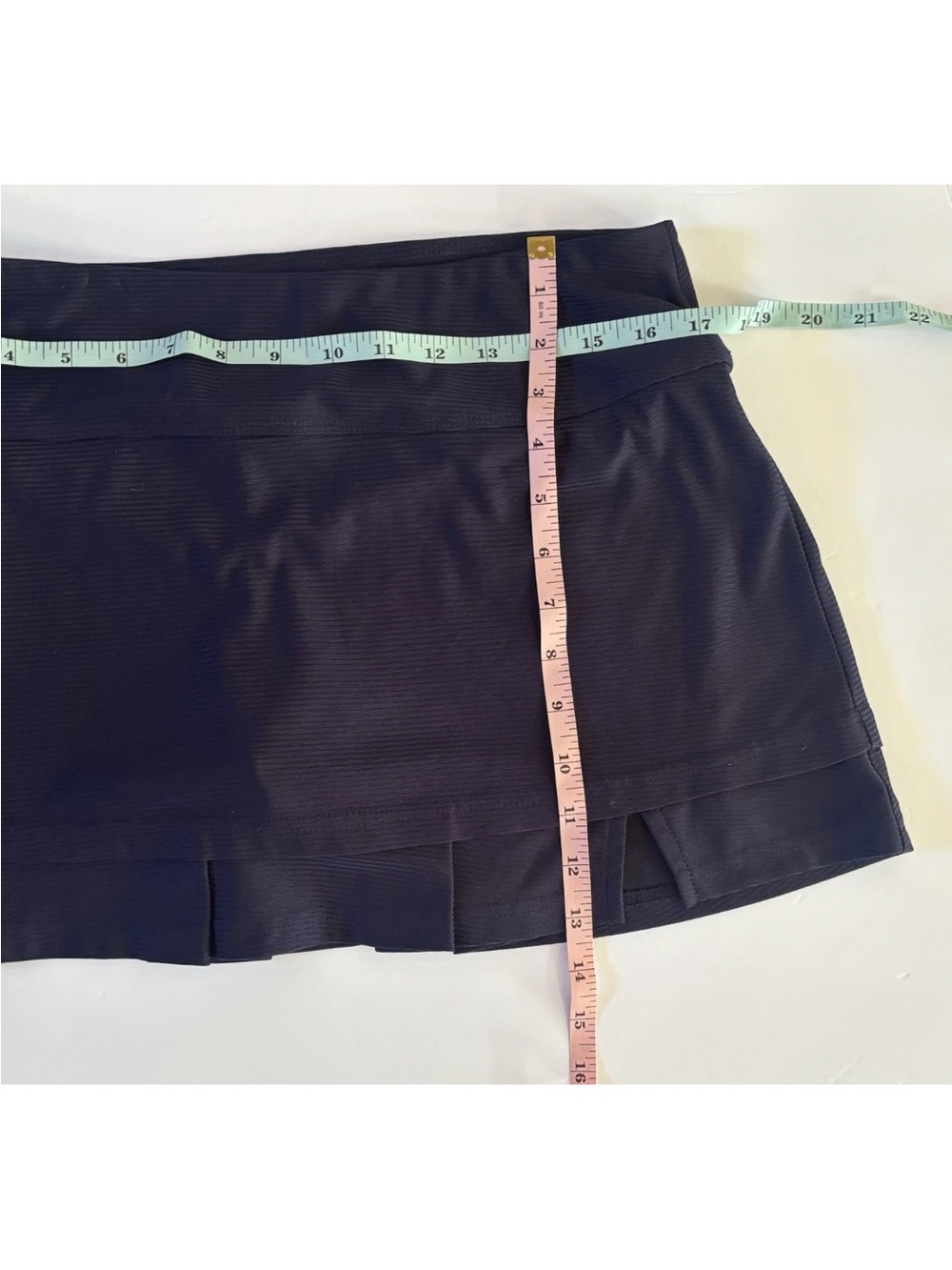 Bolle Navy Tennis Golf Skort Athletic Pickleball Skirt Built In Shorts Large - Picture 6 of 7